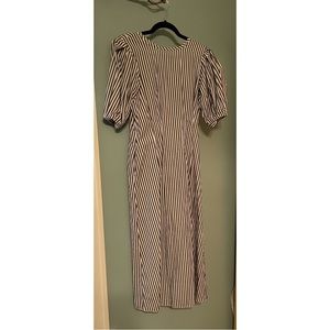 Who What Wear Striped Dress